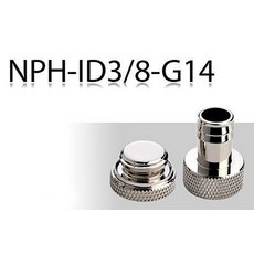 小白的生活工場*ENZOTECH (NPH-ID3/8-G14) 炫銀3分止水塞組, 1個