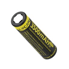 라이칸 18650 리튬이온 충전 건전지 3500, 1개, 1개입