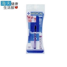 【海夫健康生活館】日本GB綠鐘 Medical 不銹鋼 平式 寬口 毛拔 (NO-75), 1個