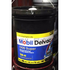 【易油網】Mobil Delvac 1300 Super 15W40 5AG 柴油引擎機油 5期環保車輛用油, 1個