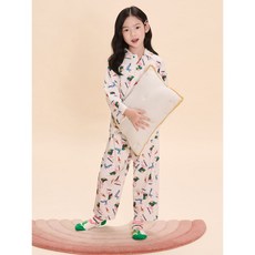 빈폴 키즈 BI4941U130 [Print Bakery] 아노락 전판 패턴 잠옷 아이보리 893607