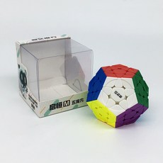 치이 큐브 메가밍크스 QiHeng M Megaminx 자석큐브 선수용 큐브, 혼합색상