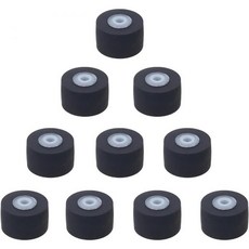 10개 베어링 휠 케테테이프 벨트 풀리 핀치 롤러 DVD 드라이브 카세트 테이프 카세트 레코더 핀치 롤러, 10개 베어링 휠 케테테이프 벨트 풀리 핀치 롤러 DV