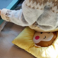 소소 USB 발열방석 옐로우몽키 보온방석