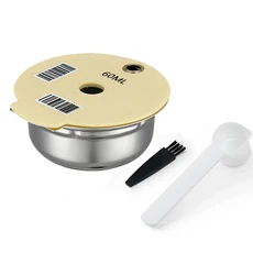 Bosch Tassimo 기계 리필 가능 커피 메이커 60/180/200/220 ML 용 스테인레스 스틸 캡슐 포드, 17 60ML