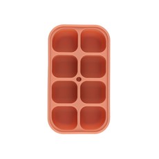 베베픽 실리콘 이유식 큐브 큐브 보관용기 토핑이유식 냉동 삼중밀폐 30ml 60ml 1P, 1개, 코랄레드