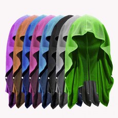 후드형 스포츠 냉감 타월 다용도 운동 헬스 요가 열 흡수 휴대용 아이스 쿨 타올, 1개, 그린