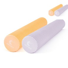 폼롤러 60cm 전신운동 운동용품 종아리롤러 근막이완, 라일락퍼플