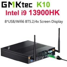 GMKtec K10 인텔 i9 13900HK 미니 PC 윈도우 11 DDR5 5600Mhz Pcie 30 SSD 8개 USB 포트 4개 화면 디스플레, 02 미국, 01 China Mainland, 06 DDR5 64GB 4TB