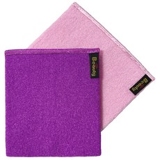 뷰티플러스 기능성 사각 때타올 저자극 때밀이 때장갑, 벙어리(한켤레), 보라, 1개입, 1개, 보라