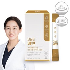 오늘도 쾌변 식이섬유 프리바이오틱스 눈꽃차전자피 애사비 푸룬 골드키위 파인애플 양배추 임산부 어린이 건강기능식품 약국입점, 1박스, 140g