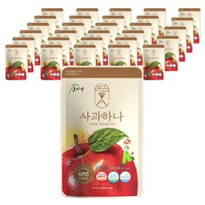 산지애 실속사과하나주스 30팩, 30개, 120ml