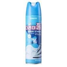 다리미풀 다림질풀 스프레이 480ml 분무형 의류 정전기방지 구김방지 셔츠, 1개, 블루