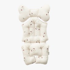 마롤로뜨 유모차 라이너 면 모달 신생아 카시트 쿠션 통통 양면 쿨시트, 1개, 마뭉이_유모차 라이너