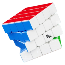 MGC 四階魔術方塊 永駿 磁力速解魔方 艷麗六色UV版 益智玩具【小小店舖】, 艷麗六色, 1個