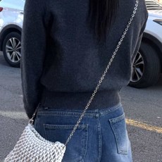 살림냥냥 가방끈 체인 실버 120cm 가방숄더끈