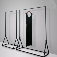 럭셔리행거 매장용 옷가게 디자인 튼튼한 인테리어 철재, 화이트가로120cm높이160cm