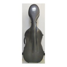 碳纖維大提琴盒 1/2-1/4尺寸 雙肩背 大提琴琴盒 大提琴袋 輕巧堅固 保護愛琴, 黑斜紋, 1個