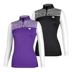 [이지바이] (1+1) 여성 냉감 집업 티셔츠_베스트 골프 아웃도어 스포츠 반목 집업티