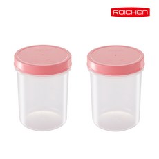 1+1 로이첸 요거트 발효용기 소분용기, 로이첸 발효용기 핑크(1+1)
