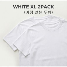 34수 순면 무지 반팔 티셔츠 2장 2P (230g)