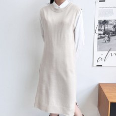 원피스니트 니트 조끼 원피스 임부복 임산부 회사원 직딩 20대