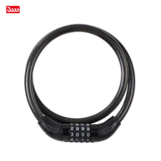 삼천리 자전거 4단 번호키 중 비밀번호 변경 자물쇠, 블랙, 1개