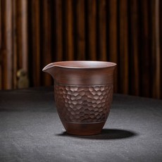 林福璽老師作品 原礦紫砂公道杯茶海茶道配件200毫陞, 1個, 【林福璽老師作品】原礦紫砂公道杯茶海茶道