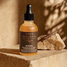 GROW GORGEOUS 頭皮賦活精華 適用於細軟稀疏髮 60ml, 1個, GROW GORGEOUS 強效增髮精華