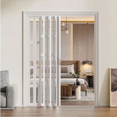 픽도어 무타공 중문 폴딩 도어 DIY 셀프 간이 자바라 슬라이딩 가림막