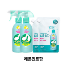(온더바디) 코튼풋 발을씻자 풋샴푸 레몬민트향 본품 385ml 2개+리필 500ml 2개