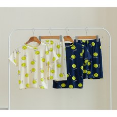 스마일 여름내복 반팔세트 아동 유아 키즈 주니어 반팔내복 반팔 여름내복 실내복 홈웨어 피치내복 주니어내복 아동실내복 초등내복 파티복 단체복 민트색처럼