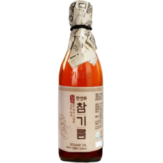 시장쏙 전연화 참기름, 1개, 350ml