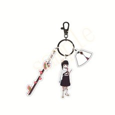 귀칼 반지 코스프레 악세사리 귀멸의칼날 귀멸의 칼날 키체인 탄지로 젠이츠 쿄쥬로 애니메이션 아크릴 창의성 무이치로 미츠리 백팩 자동차 키 참 키링 선물