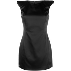 필립플레인 아이코닉 플레인 새틴 피니시 드레스