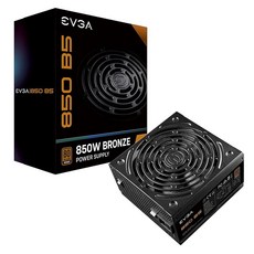 미국출고 평점4.5+ 157213 EVGA 550 B5 80 플러스 브론즈 550W 완전 모듈식 ECO 모드 컴팩트 150mm 사이즈 전원 공급 장치 220-B5-05, 850W, B5 시리즈