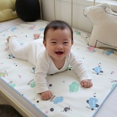 1+1 국산 유아 아기방수패드 이불 신생아 순면 침대용 방수요, 1개, 1+1 유아이불 2장_SS(45cmX60cm)