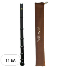 HDC영창 ABS 뿌리 단소 YD-BPL100 + 패브릭 가방, 혼합 색상, 11세트