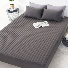 더크린 누빔 매트리스 커버침대 킹 차콜, 어스래빗쿠팡 본상품선택