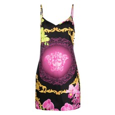 베르사체 메두사 프린트 미니 드레스