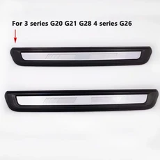납품전문 램프 라이트 문짝 문턱 스텝 웰컴 페달 BMW 3 4 시리즈 G20 G21 G26 X3 G01 G08 X4 G02 ix3 용