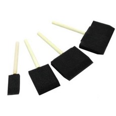 스펀지 페인트붓 (4P) 폼브러쉬