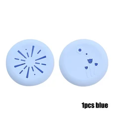 방진 통기성 메이크업 스폰지 딸기 사슴 계란 디자인과 여행 친화적 인 실리콘 뷰티 에그 퍼프 보관 상자, 01 중국, 07 LT-L9-blue