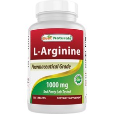 베스트 내추럴 L 아르기닌 1000mg 120정, 1개