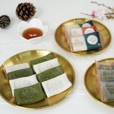 영광군 천년마을 굳지않는 백미 앙꼬절편 골라담기 앙금가래떡4종 12개+앙금가래떡4종 12개, 1g, 1세트