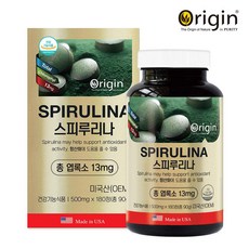 오리진 스피루리나 500mg 180정, 90g