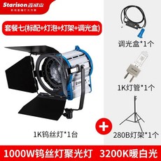 루비스 2000w 텅스텐 조명 스튜디오 프레전구 스포트라이트 촬영용, H. ⑧ 1000W 텅스텐 스포트라이트  전구