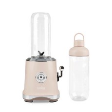 Kolin果汁機雙杯組，操作簡單，快速製作新鮮果汁，精巧設計不佔空間, 奶茶色, KJE-SD2369