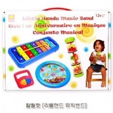 라온샵 악기놀이세트 핸드뮤직밴드 돌잔치선물 할릴릿 흔드는악기 악기세트