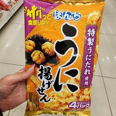 일본 본치 성게맛 쌀과자 64g, 1개